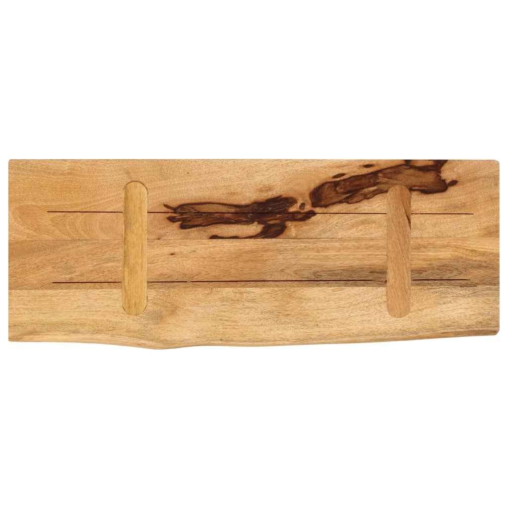 vidaXL Blat de masă margine naturală, 70x30x2,5 cm, lemn masiv mango vidaXL Blat de masă margine naturală, 70x30x2,5 cm, lemn masiv mango