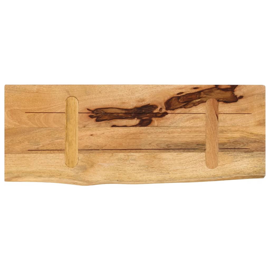 vidaXL Blat de masă margine naturală, 70x40x2,5 cm, lemn masiv mango vidaXL Blat de masă margine naturală, 70x40x2,5 cm, lemn masiv mango