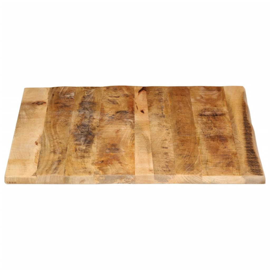 vidaXL Blat de masă margine naturală, 90x80x2,5 cm, lemn masiv mango vidaXL Blat de masă margine naturală, 90x80x2,5 cm, lemn masiv mango