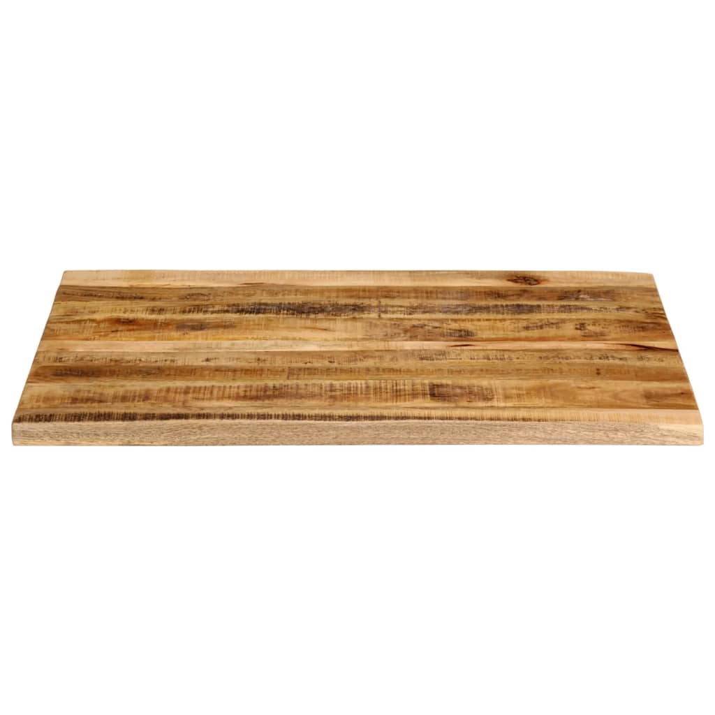 vidaXL Blat de masă margine naturală, 100x80x2,5 cm, lemn masiv mango vidaXL Blat de masă margine naturală, 100x80x2,5 cm, lemn masiv mango