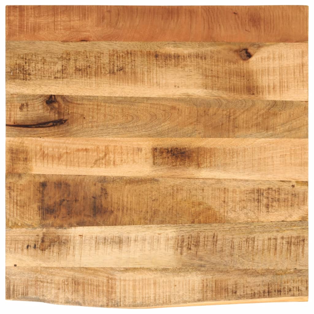 vidaXL Blat de masă margine naturală, 40x40x3,8 cm, lemn masiv mango vidaXL Blat de masă margine naturală, 40x40x3,8 cm, lemn masiv mango