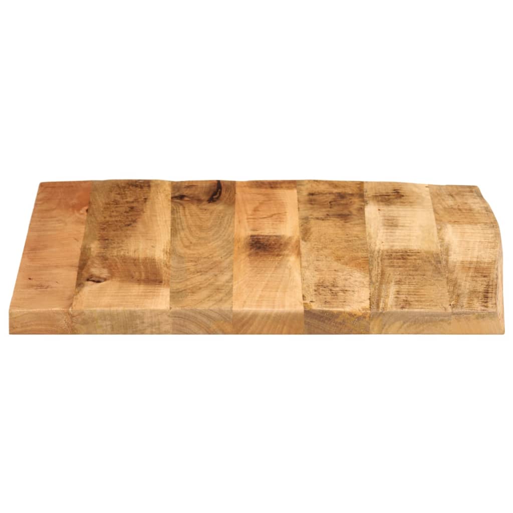 vidaXL Blat de masă margine naturală, 80x80x3,8 cm, lemn masiv mango vidaXL Blat de masă margine naturală, 80x80x3,8 cm, lemn masiv mango