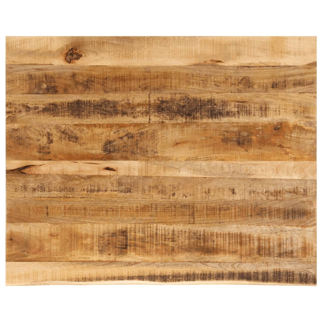 vidaXL Blat de masă margine naturală, 90x80x3,8 cm, lemn masiv mango vidaXL Blat de masă margine naturală, 90x80x3,8 cm, lemn masiv mango