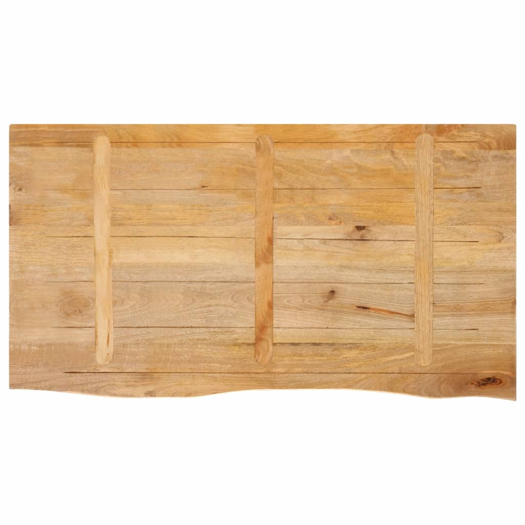 vidaXL Blat de masă contur organic 100x60x3,8 cm lemn masiv de mango