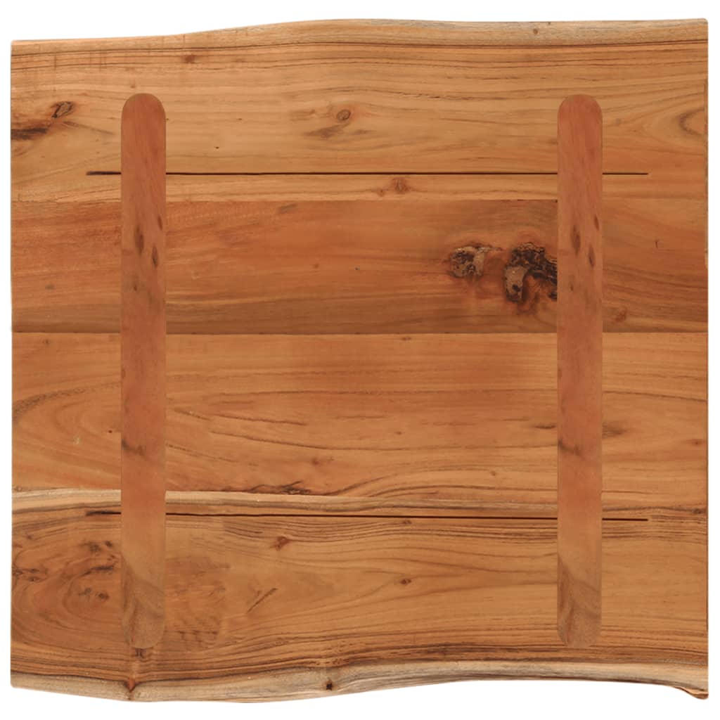 vidaXL Blat masă 40x40x2,5 cm dreptunghiular lemn acacia margine vie