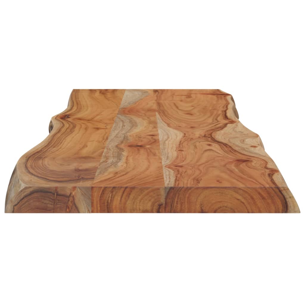 vidaXL Blat masă 110x40x2,5 cm dreptunghiular lemn acacia margine vie