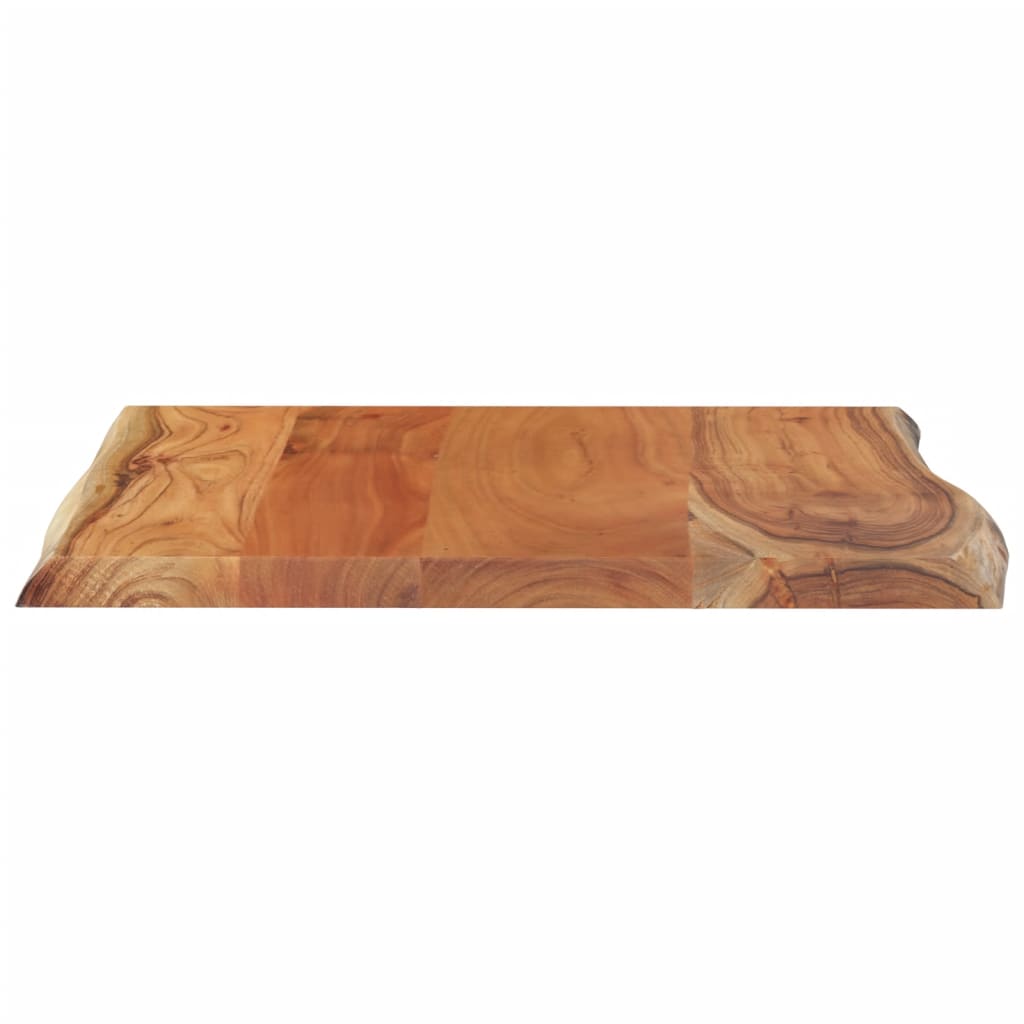 vidaXL Blat masă pătrat, 60x60x2,5 cm lemn masiv acacia contur natural vidaXL Blat masă pătrat, 60x60x2,5 cm lemn masiv acacia contur natural