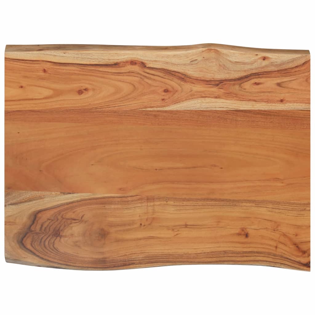 vidaXL Blat masă 80x60x2,5cm dreptunghiular lemn acacia contur natural vidaXL Blat masă 80x60x2,5cm dreptunghiular lemn acacia contur natural