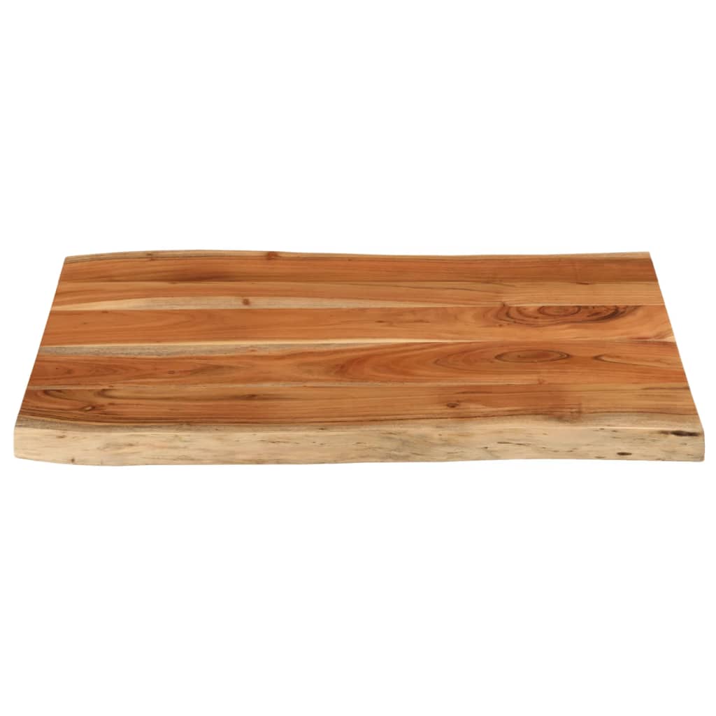 vidaXL Blat masă, 90x60x2,5 cm dreptunghiular lemn acacia margine vie