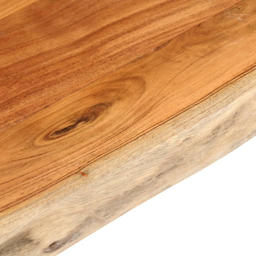 vidaXL Blat masă, 140x60x2,5 cm dreptunghiular lemn acacia margine vie