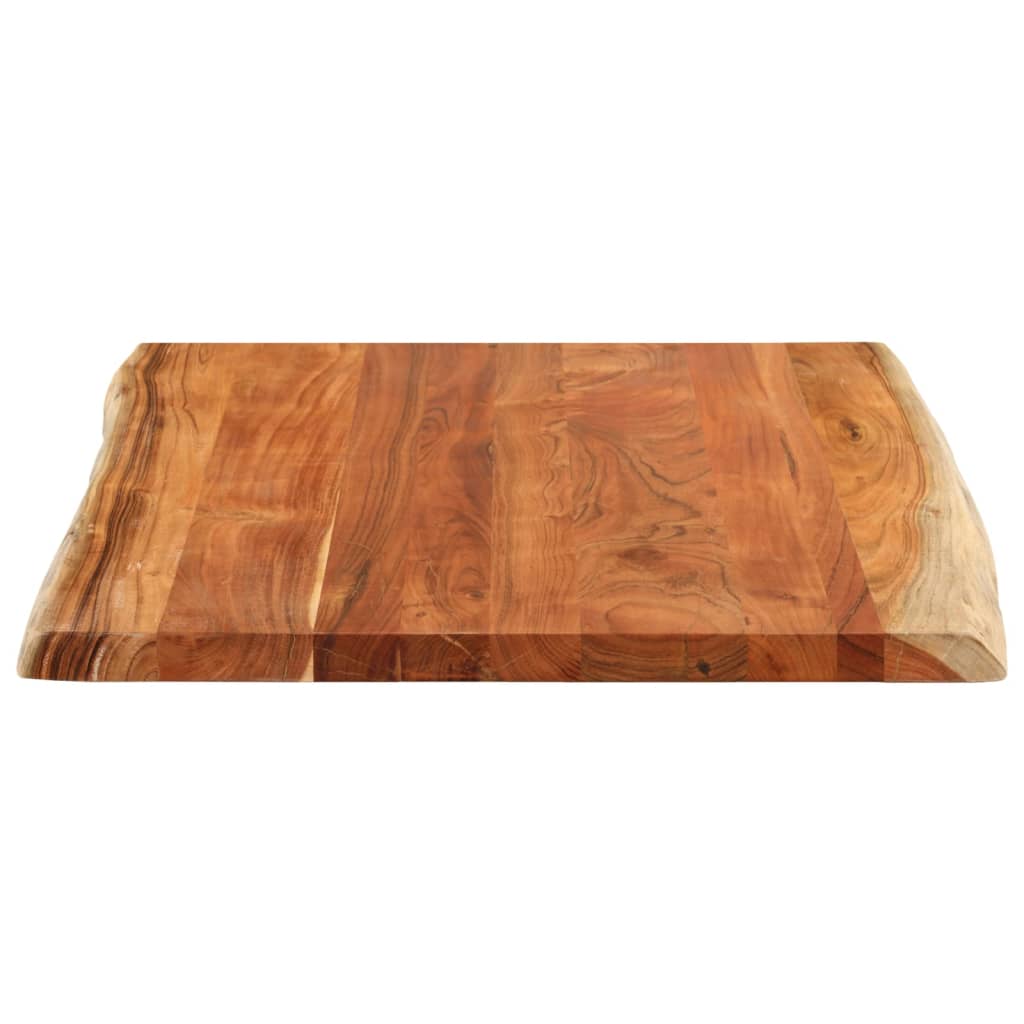 vidaXL Blat masă, 90x80x2,5 cm dreptunghiular lemn acacia margine vie