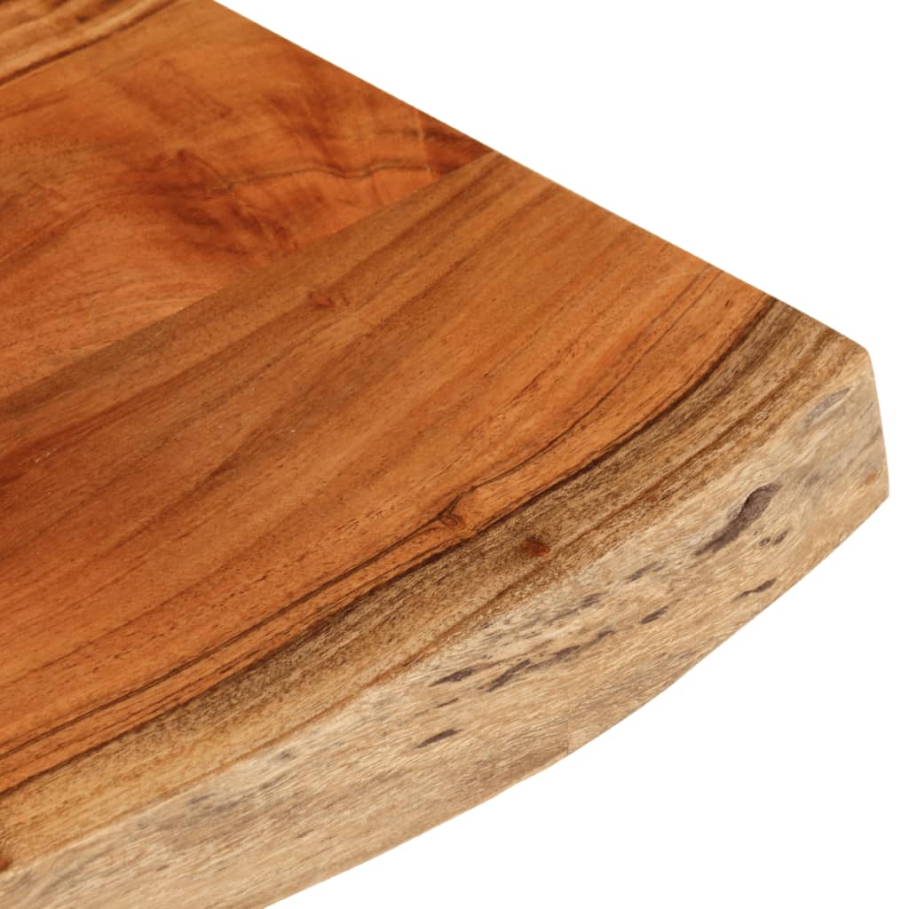 vidaXL Blat masă 80x40x3,8 cm dreptunghiular lemn acacia margine vie
