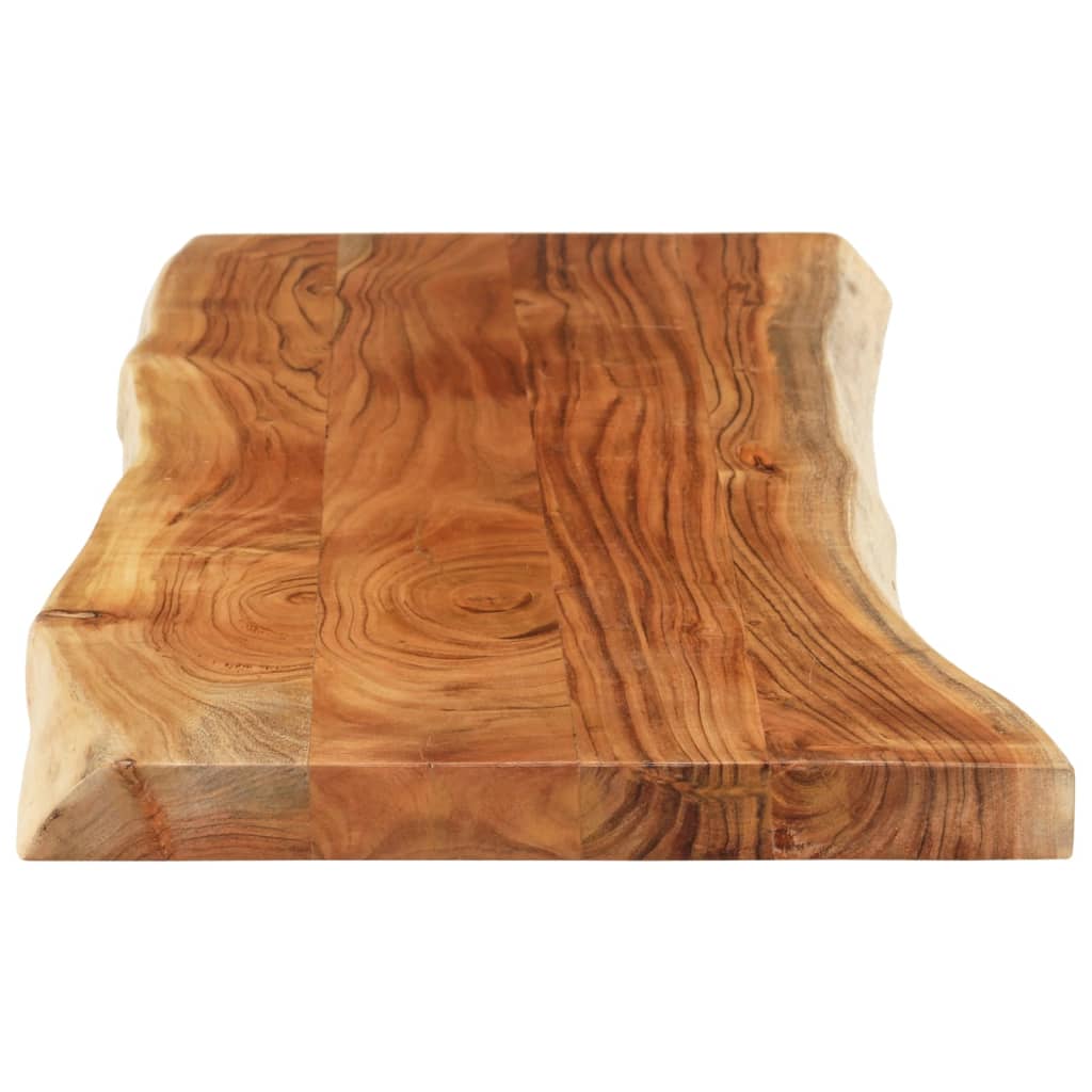 vidaXL Blat masă 110x40x3,8 cm dreptunghiular lemn acacia margine vie