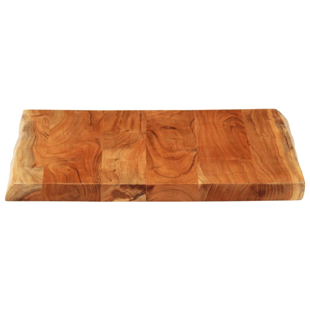 vidaXL Blat de masă pătrată 60x60x3,8 cm lemn masiv acacia margine vie