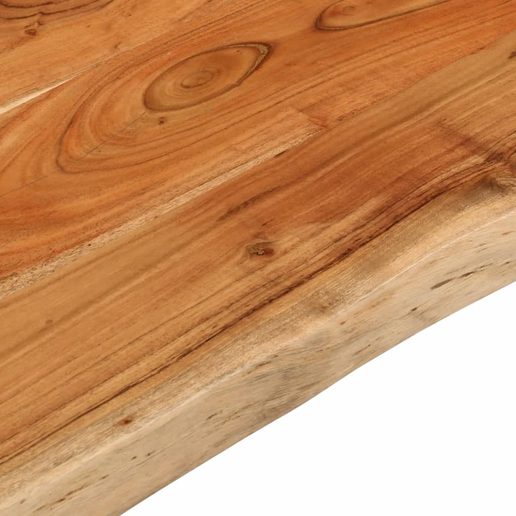 vidaXL Blat masă, 90x60x3,8 cm, dreptunghiular lemn acacia margine vie vidaXL Blat masă, 90x60x3,8 cm, dreptunghiular lemn acacia margine vie