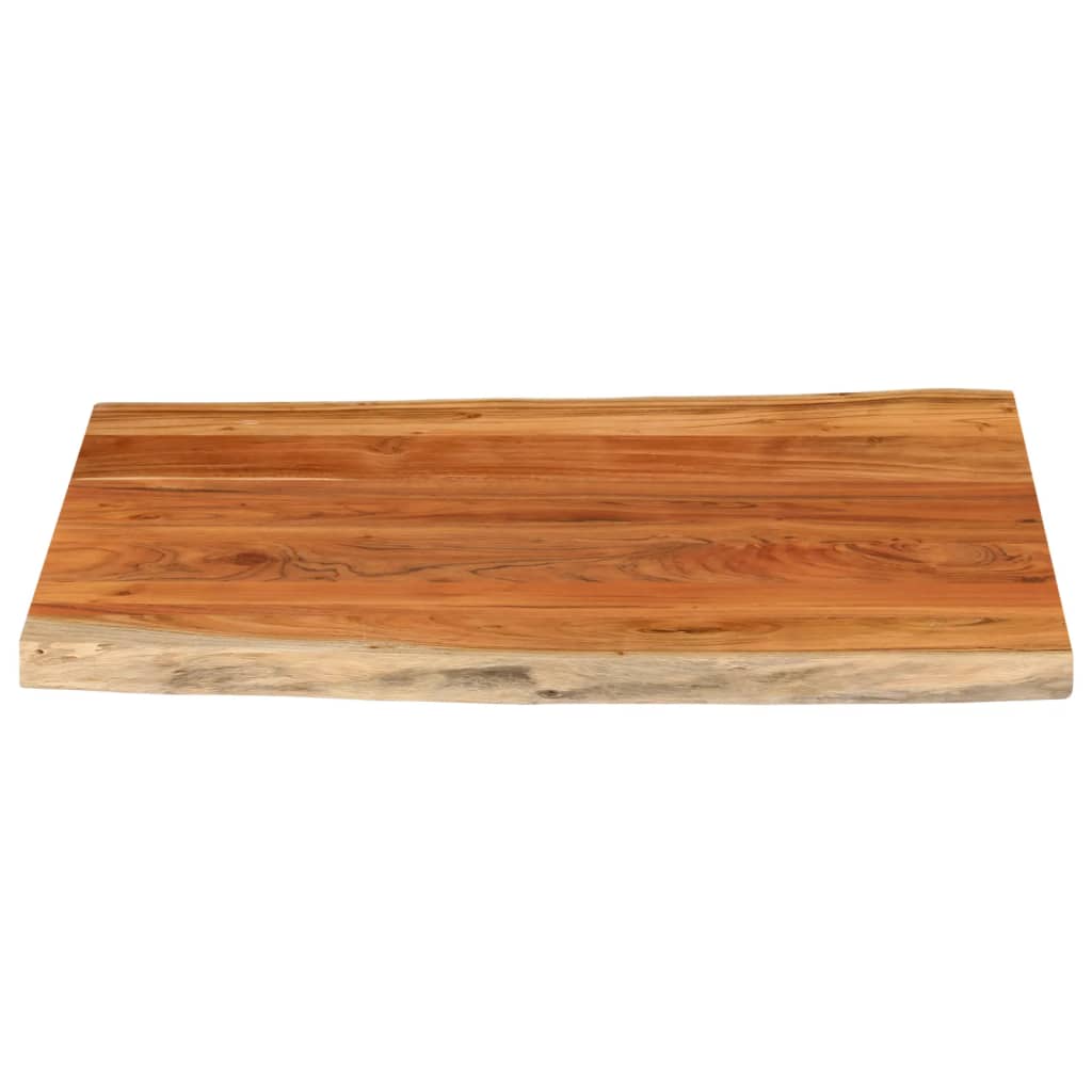 vidaXL Blat masă 90x80x3,8 cm dreptunghiular lemn acacia margine vie vidaXL Blat masă 90x80x3,8 cm dreptunghiular lemn acacia margine vie