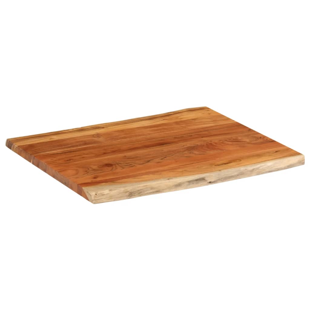 vidaXL Blat masă 100x80x3,8 cm dreptunghiular lemn acacia margine vie