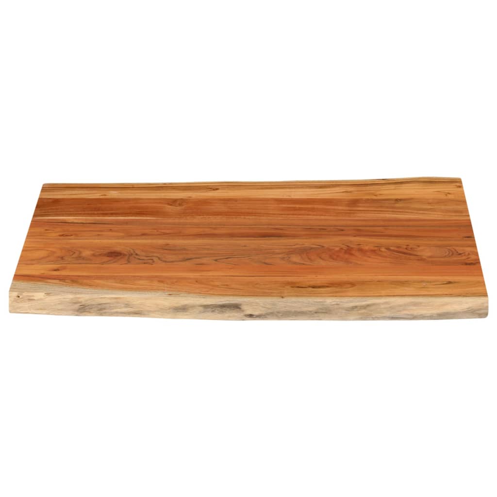 vidaXL Blat masă 100x80x3,8 cm dreptunghiular lemn acacia margine vie