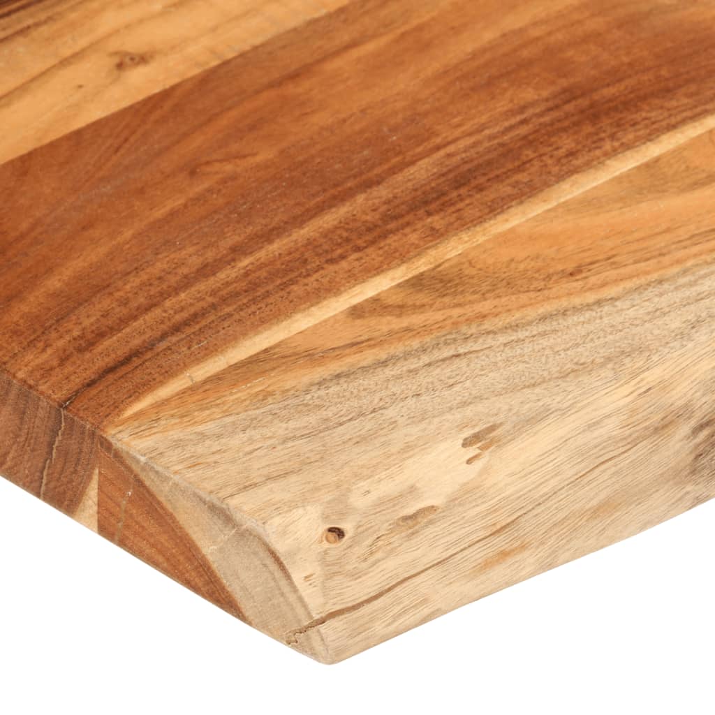 vidaXL Blat masă 100x80x3,8 cm dreptunghiular lemn acacia margine vie