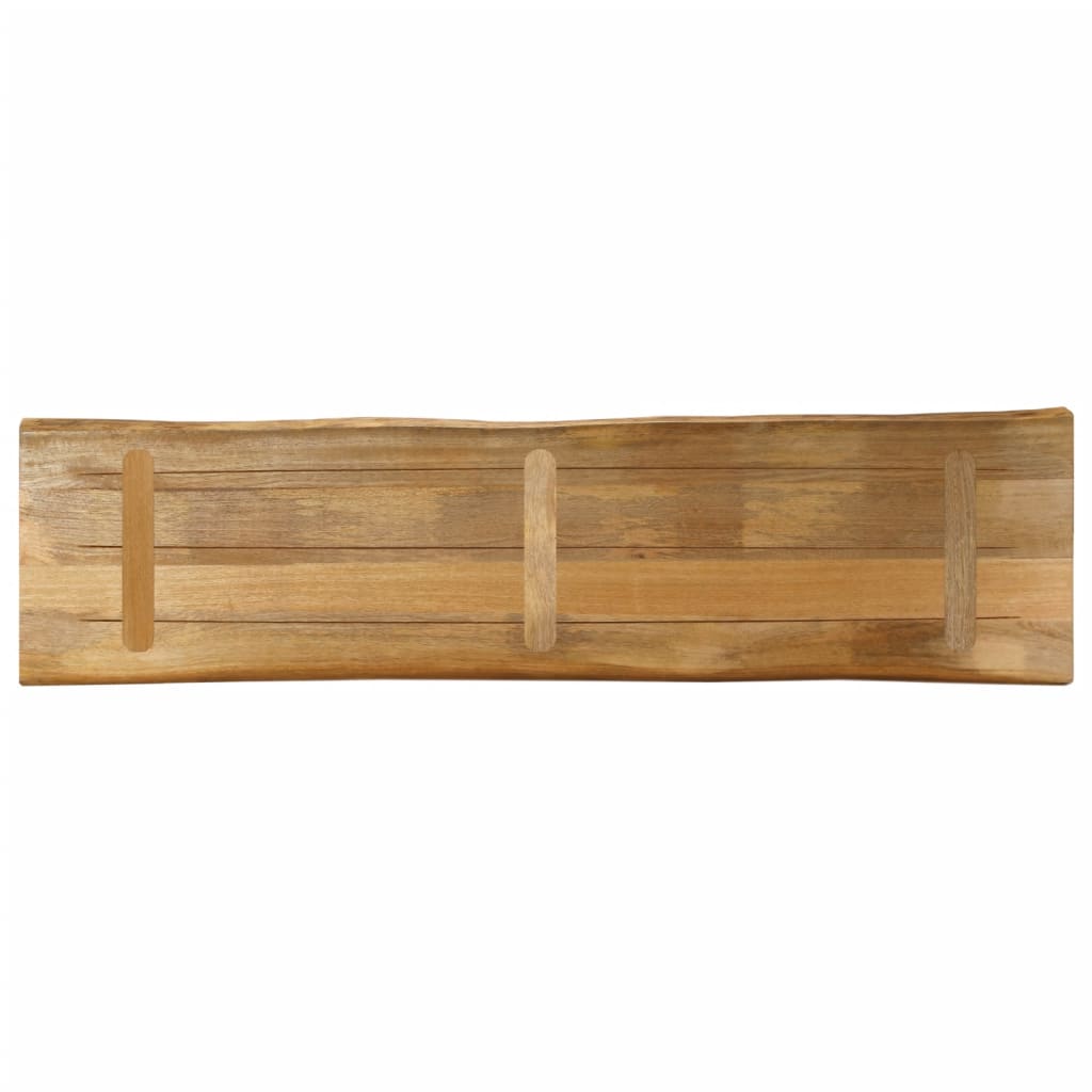 vidaXL Blat de masă contur natural 180x40x2,5 cm lemn masiv mango brut
