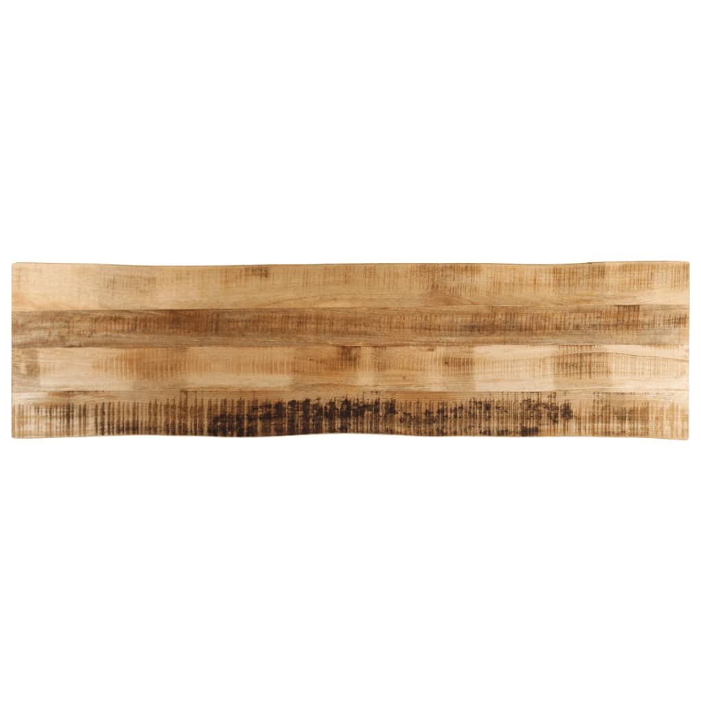 vidaXL Blat de masă contur natural 180x40x2,5 cm lemn masiv mango brut