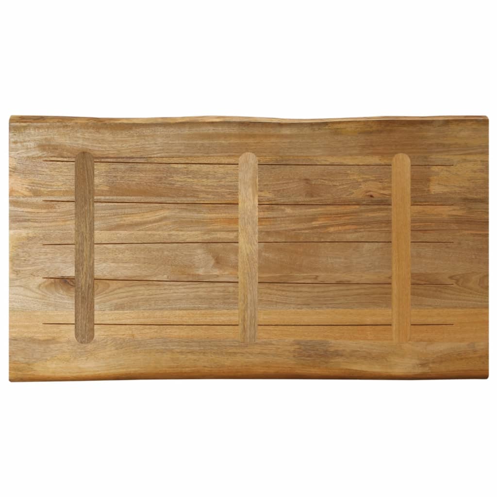 vidaXL Blat de masă contur organic 100x60x2,5 cm lemn masiv mango brut vidaXL Blat de masă contur organic 100x60x2,5 cm lemn masiv mango brut