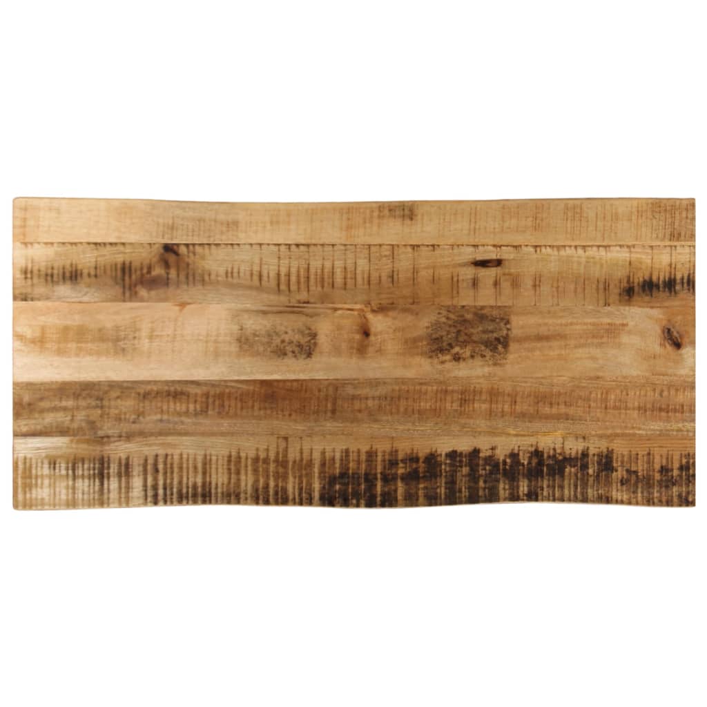 vidaXL Blat de masă contur organic 90x40x3,8 cm lemn masiv mango brut vidaXL Blat de masă contur organic 90x40x3,8 cm lemn masiv mango brut