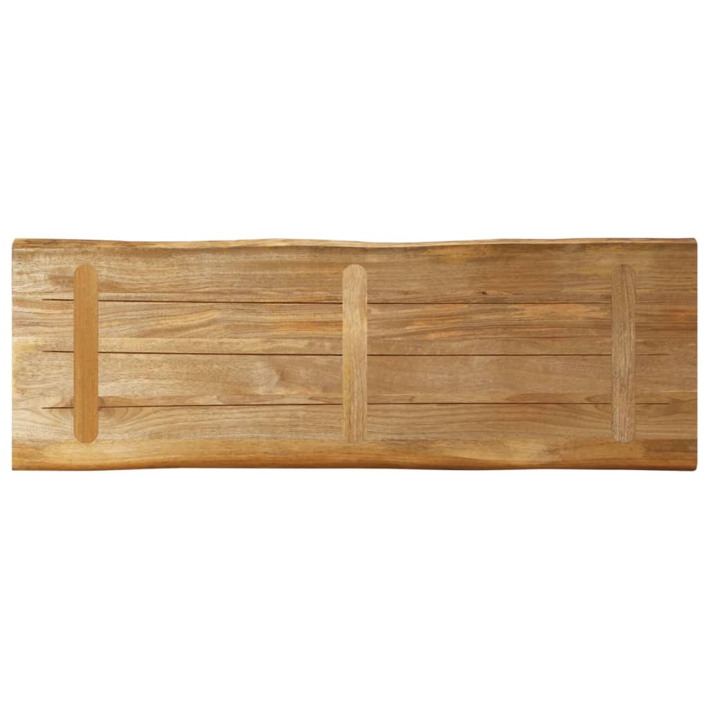 vidaXL Blat de masă contur organic 110x40x3,8 cm lemn masiv mango brut vidaXL Blat de masă contur organic 110x40x3,8 cm lemn masiv mango brut