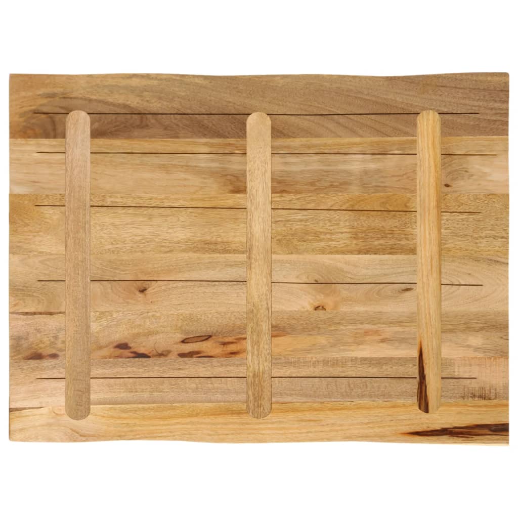 vidaXL Blat de masă contur natural 90x60x3,8 cm lemn masiv mango brut vidaXL Blat de masă contur natural 90x60x3,8 cm lemn masiv mango brut