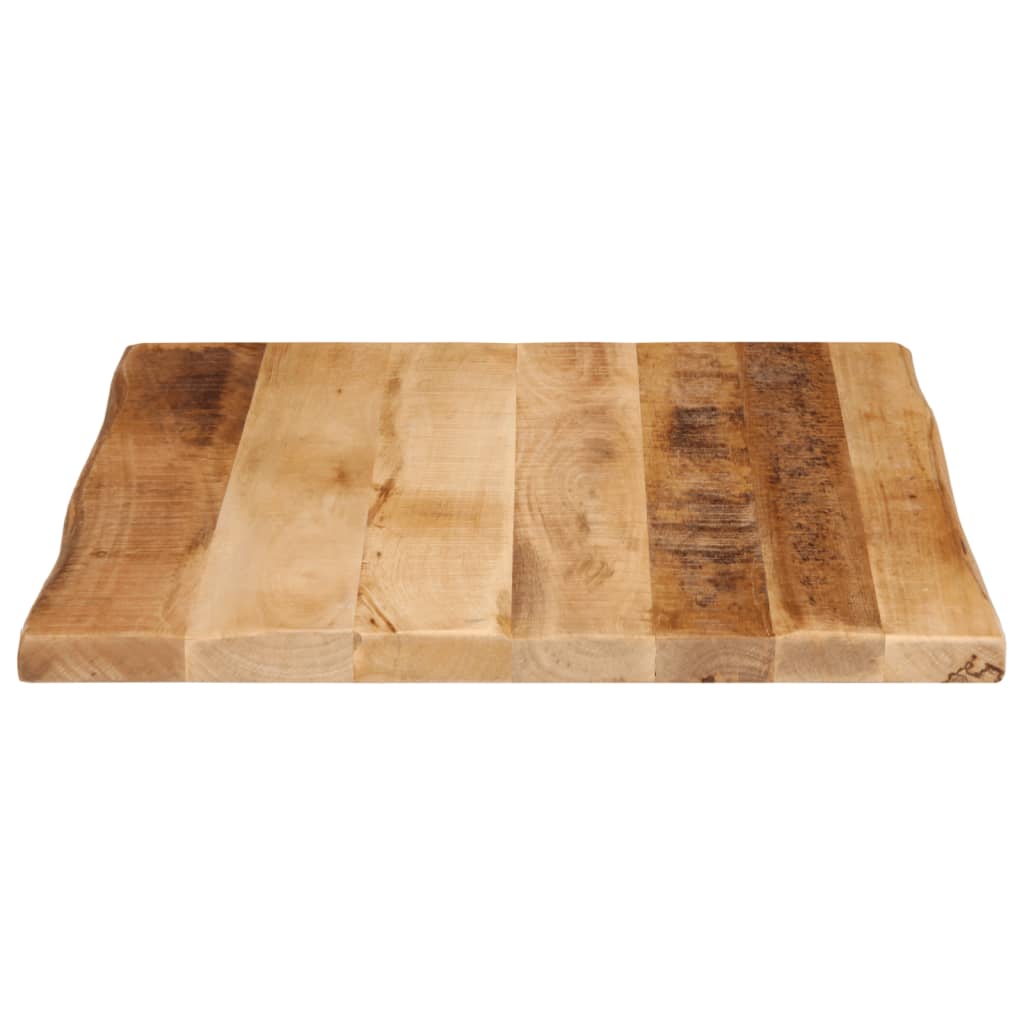 vidaXL Blat de masă contur natural 80x80x3,8 cm lemn masiv mango brut