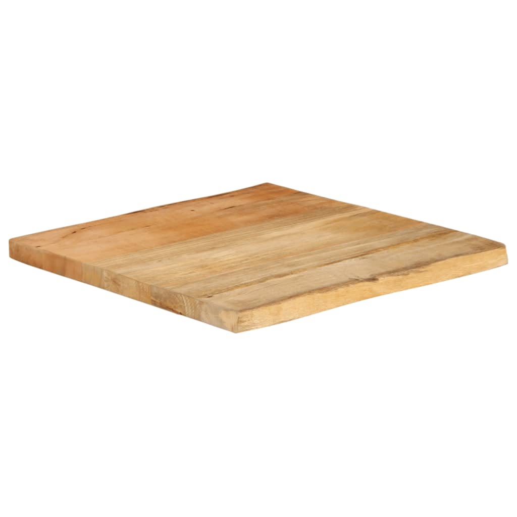 vidaXL Blat masă cu margini naturale, 40x40x2,5 cm, lemn masiv mango vidaXL Blat masă cu margini naturale, 40x40x2,5 cm, lemn masiv mango