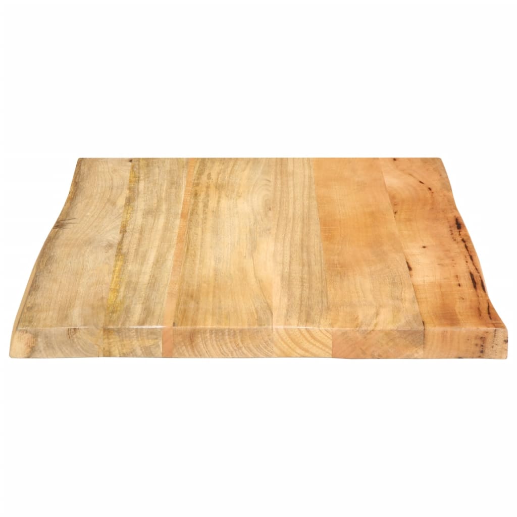 vidaXL Blat masă cu margini naturale, 40x40x2,5 cm, lemn masiv mango vidaXL Blat masă cu margini naturale, 40x40x2,5 cm, lemn masiv mango