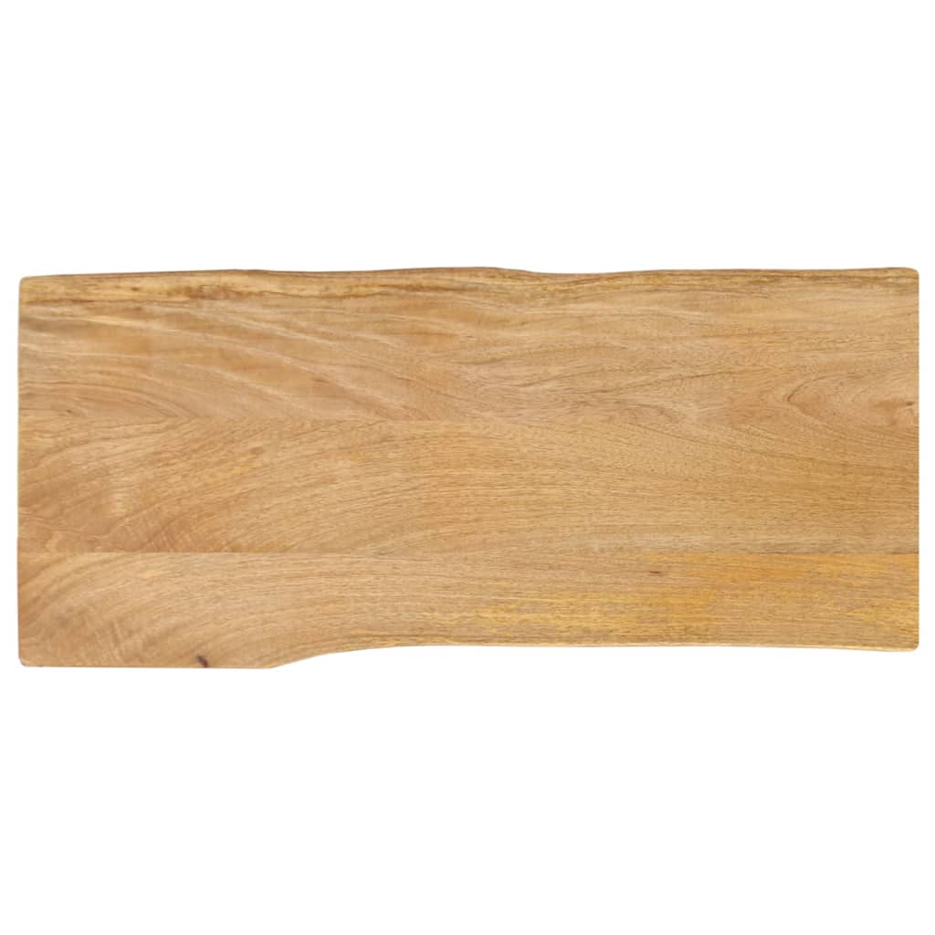 vidaXL Blat masă cu margini naturale, 80x40x2,5 cm, lemn masiv mango vidaXL Blat masă cu margini naturale, 80x40x2,5 cm, lemn masiv mango