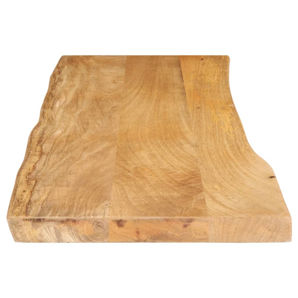 vidaXL Blat masă cu margini naturale, 110x40x2,5 cm, lemn masiv mango vidaXL Blat masă cu margini naturale, 110x40x2,5 cm, lemn masiv mango