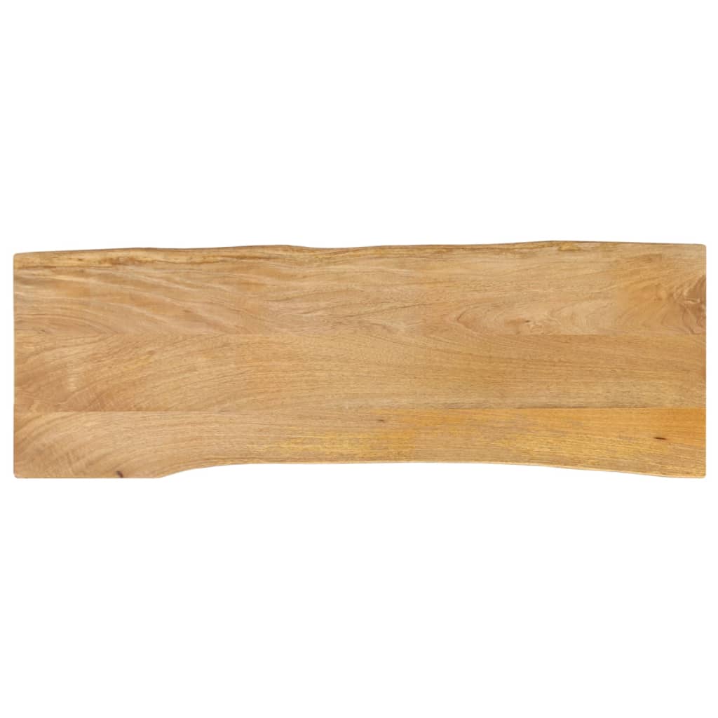 vidaXL Blat masă cu margini naturale, 110x40x2,5 cm, lemn masiv mango vidaXL Blat masă cu margini naturale, 110x40x2,5 cm, lemn masiv mango