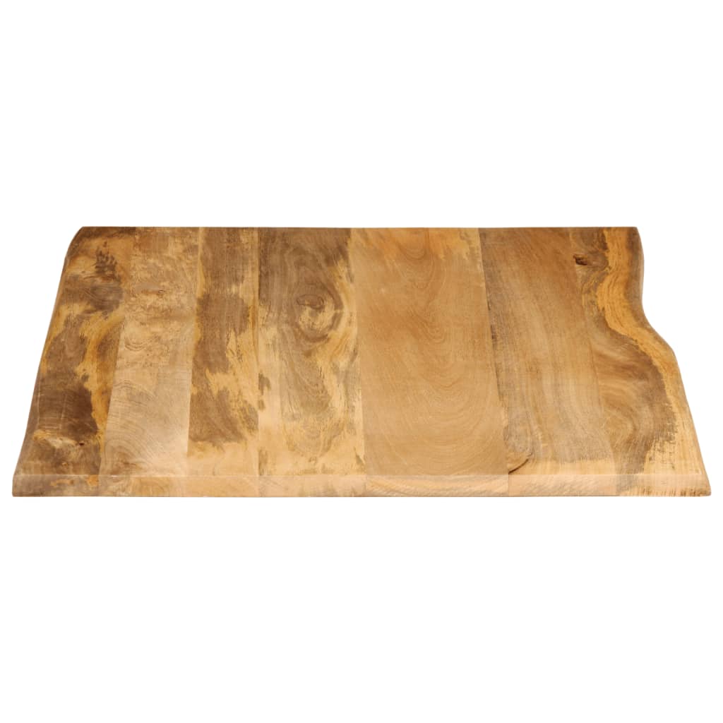 vidaXL Blat masă cu margini naturale, 90x80x2,5 cm, lemn masiv mango vidaXL Blat masă cu margini naturale, 90x80x2,5 cm, lemn masiv mango