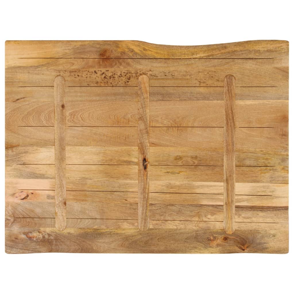vidaXL Blat masă cu margini naturale, 90x80x2,5 cm, lemn masiv mango vidaXL Blat masă cu margini naturale, 90x80x2,5 cm, lemn masiv mango