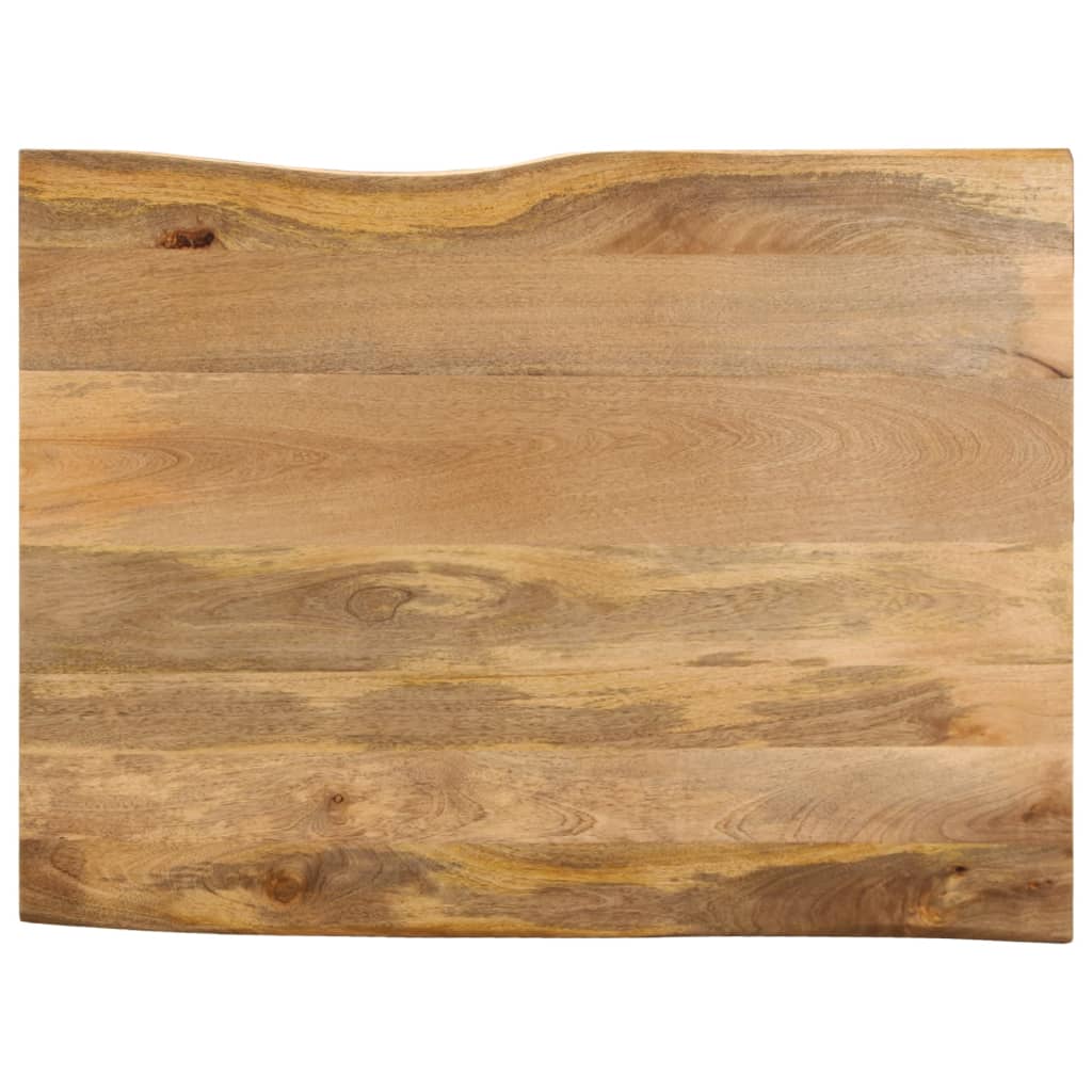 vidaXL Blat masă cu margini naturale, 90x80x2,5 cm, lemn masiv mango vidaXL Blat masă cu margini naturale, 90x80x2,5 cm, lemn masiv mango