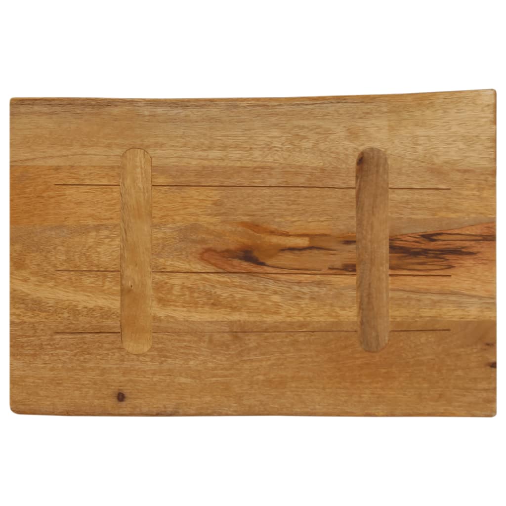 vidaXL Blat masă cu margini naturale, 50x40x2,5 cm, lemn masiv mango vidaXL Blat masă cu margini naturale, 50x40x2,5 cm, lemn masiv mango