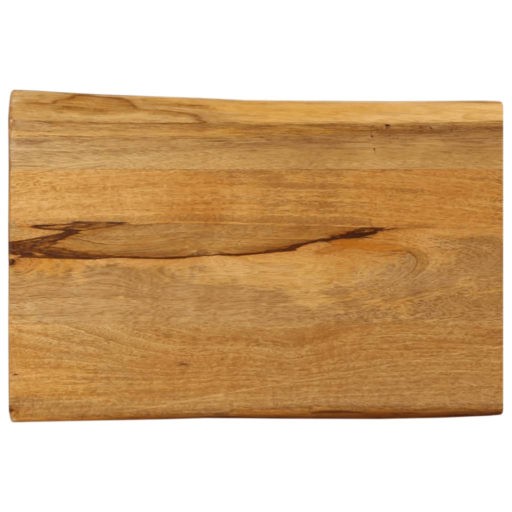 vidaXL Blat masă cu margini naturale, 70x40x2,5 cm, lemn masiv mango vidaXL Blat masă cu margini naturale, 70x40x2,5 cm, lemn masiv mango