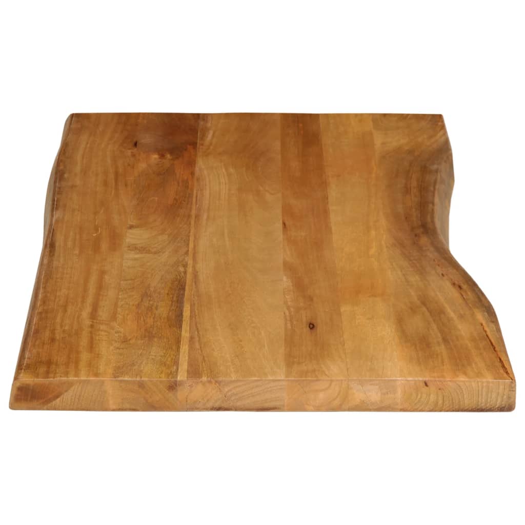 vidaXL Blat masă cu margini naturale, 120x60x2,5 cm, lemn masiv mango vidaXL Blat masă cu margini naturale, 120x60x2,5 cm, lemn masiv mango