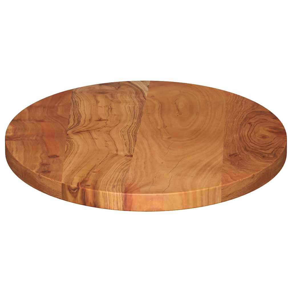 vidaXL Blat de masă oval, 80x40x3,8 cm, lemn masiv de acacia