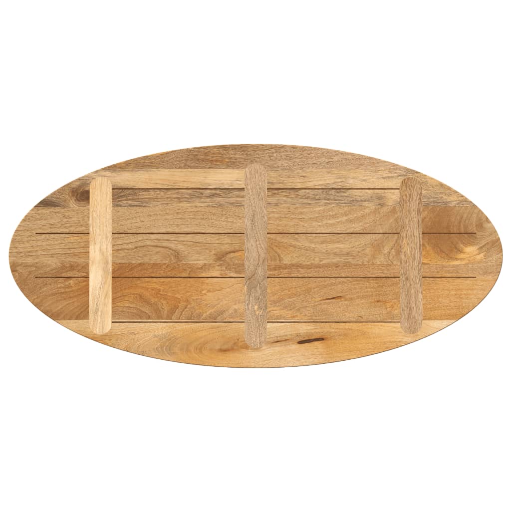vidaXL Blat de masă oval, 140x50x3,8 cm, lemn masiv de mango