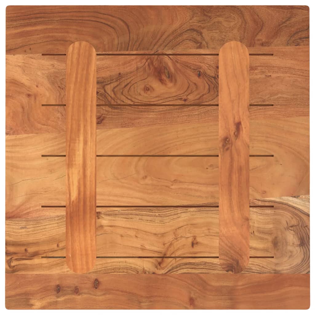 vidaXL Blat de masă pătrată, 40x40x2,5 cm, lemn masiv de acacia vidaXL Blat de masă pătrată, 40x40x2,5 cm, lemn masiv de acacia