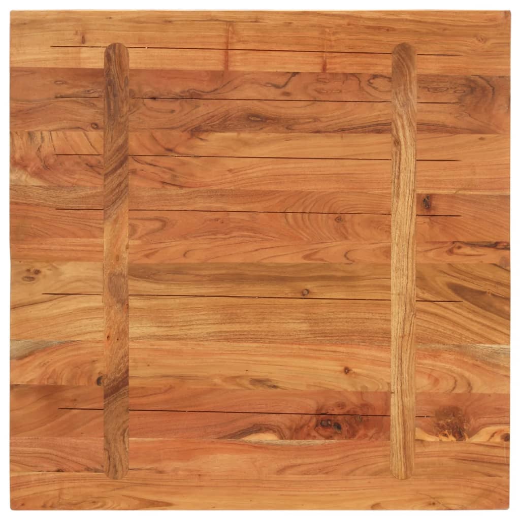 vidaXL Blat de masă pătrată, 70x70x3,8 cm, lemn masiv de acacia