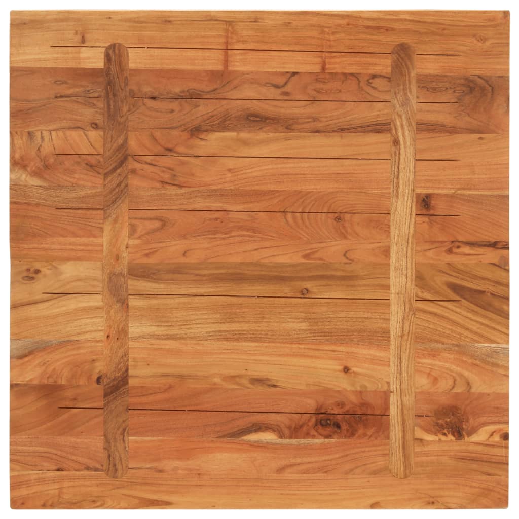 vidaXL Blat de masă pătrată, 80x80x3,8 cm, lemn masiv de acacia