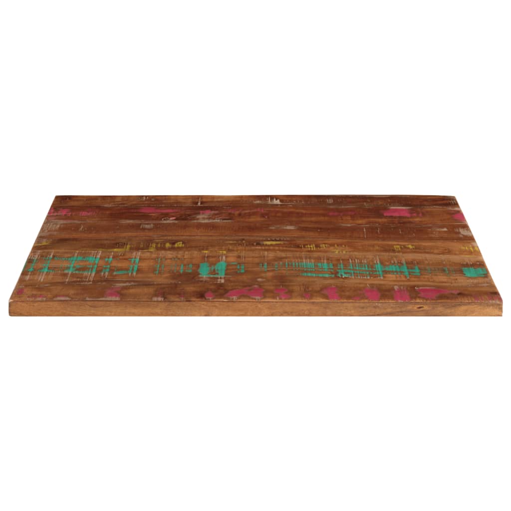 vidaXL Blat de masă, 90x50x2,5 cm, dreptunghiular, lemn masiv reciclat vidaXL Blat de masă, 90x50x2,5 cm, dreptunghiular, lemn masiv reciclat