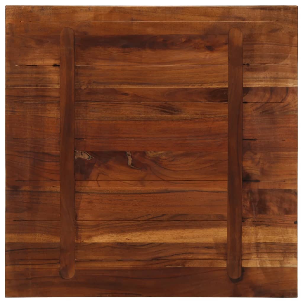 vidaXL Blat de masă pătrată, 70x70x3,8 cm, lemn masiv reciclat