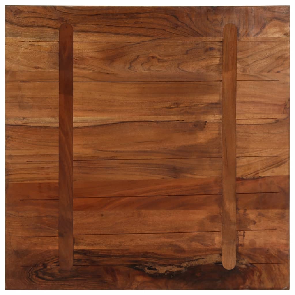 vidaXL Blat de masă pătrat, 70x70x2,5 cm, lemn masiv reciclat