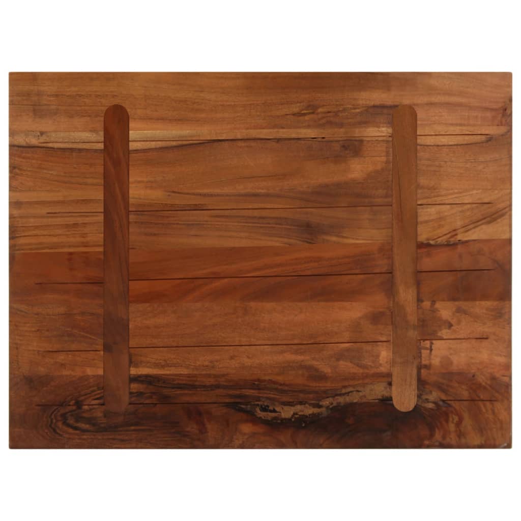 vidaXL Blat de masă,70x60x3,8 cm, dreptunghiular, lemn masiv reciclat